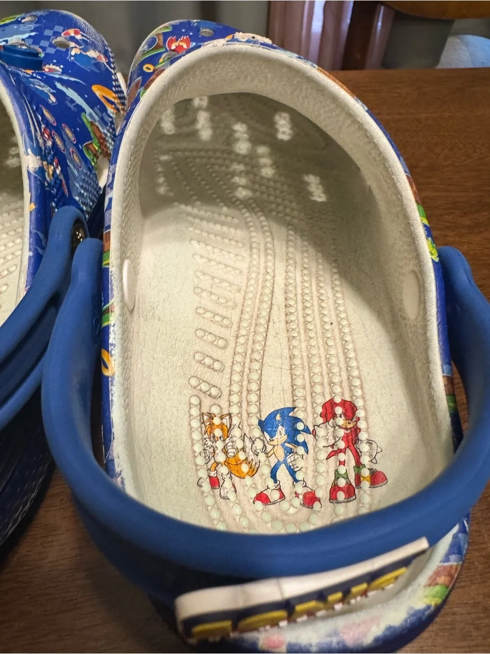 Sonic the Hedgehog Kids Blue Crocs